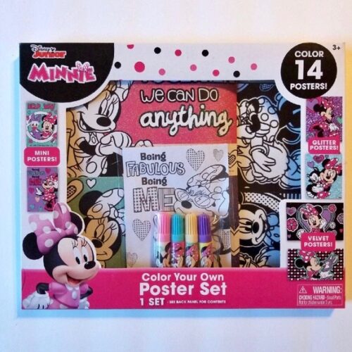 Minnie Mouse Colour Your Poster