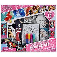Disney Princess Color Your Own Poster