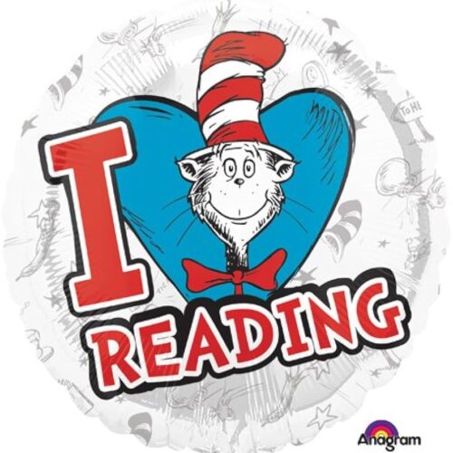 Dr. Seuss Hats Off to Reading Balloon