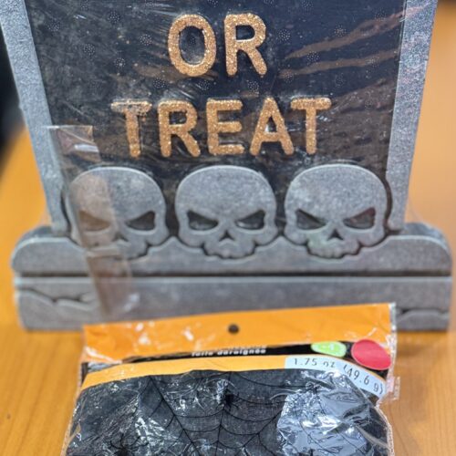 Halloween Spider Web - Black