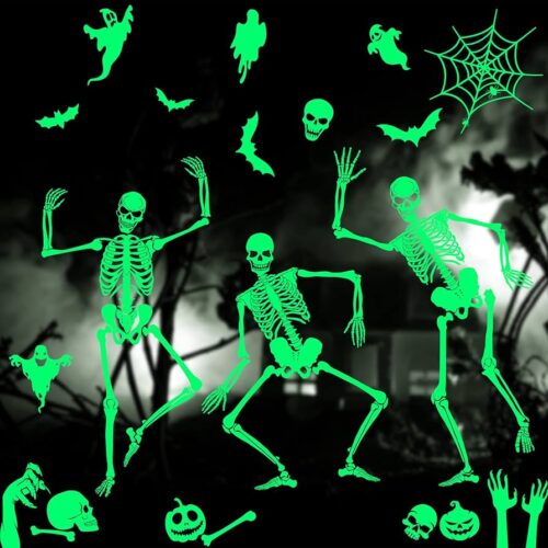 Halloween Glow in the Dark Window Stickers