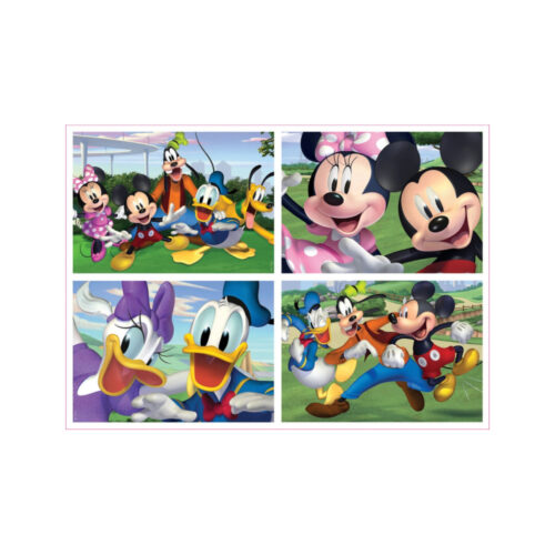 Mickey Mouse 4pack Puzzle