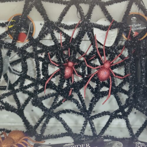 Halloween Spider Web Wreath