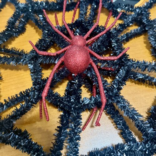 Halloween Spider Web - Orange